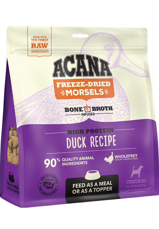 Freeze-Dried Food, Duck Recipe, Morsels